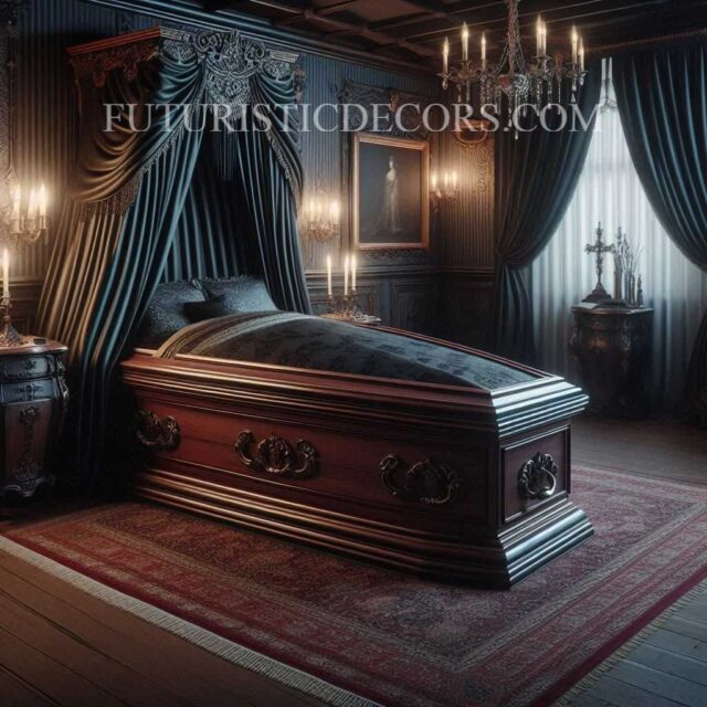 Coffin Inspired Bed