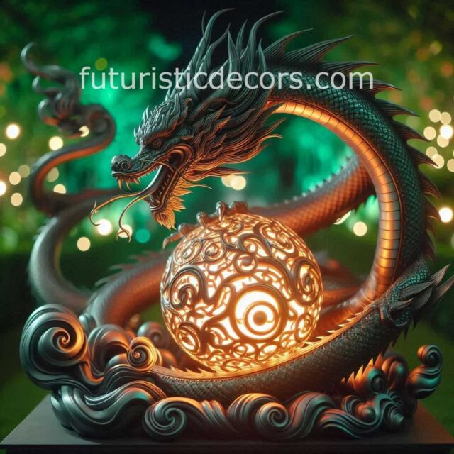 Dragon Inspired Lamp