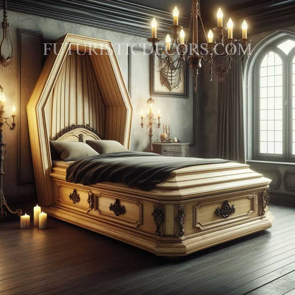 Coffin Inspired Bed