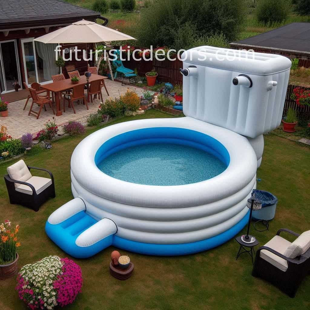 Toilet Shaped Pool