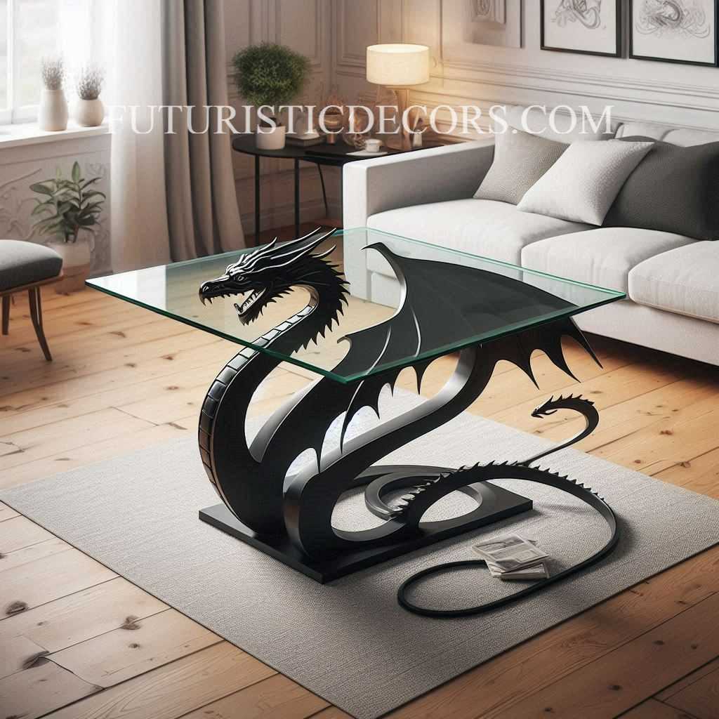 Dragon Glass Sculptural Tables