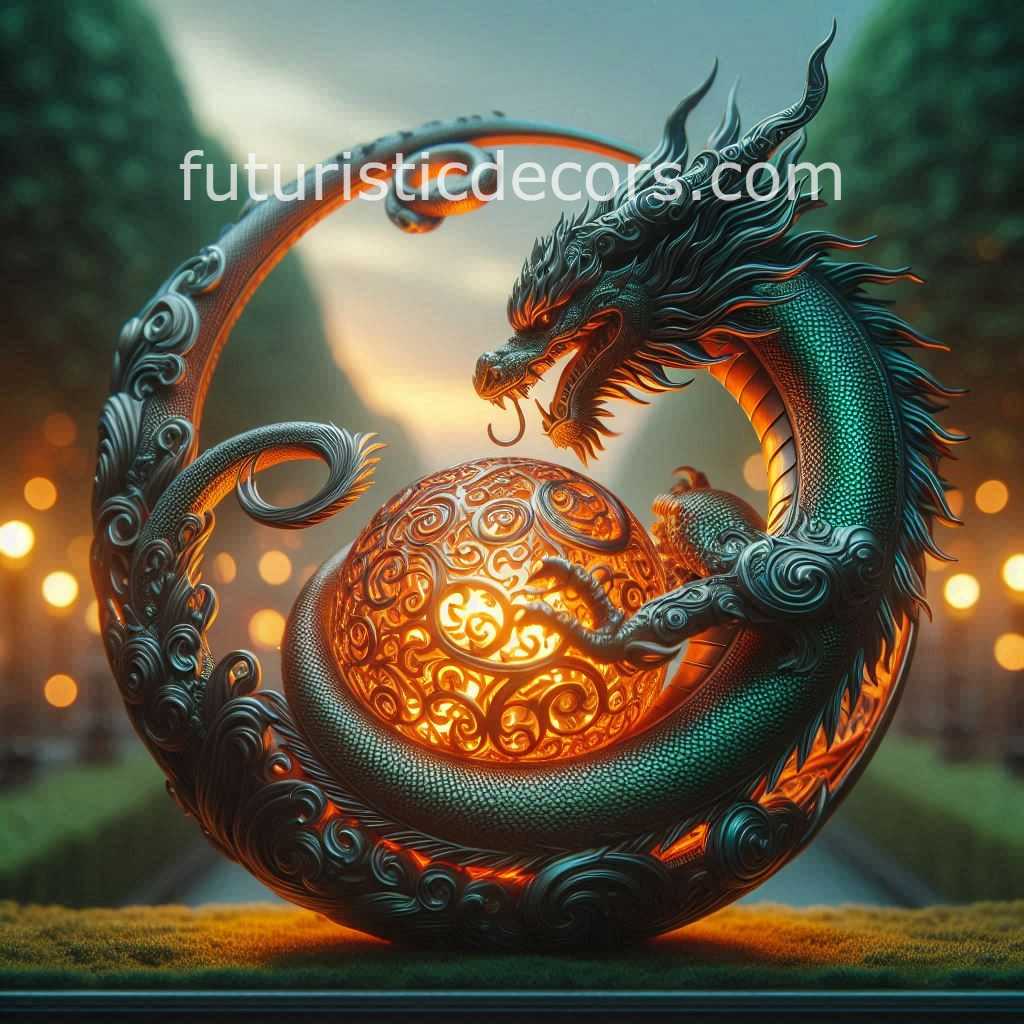 Dragon Inspired Lamp