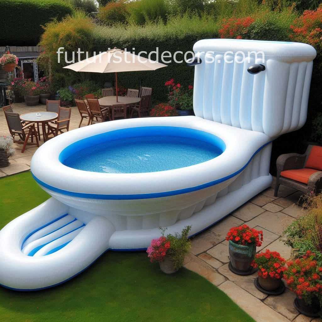 Toilet Shaped Pool