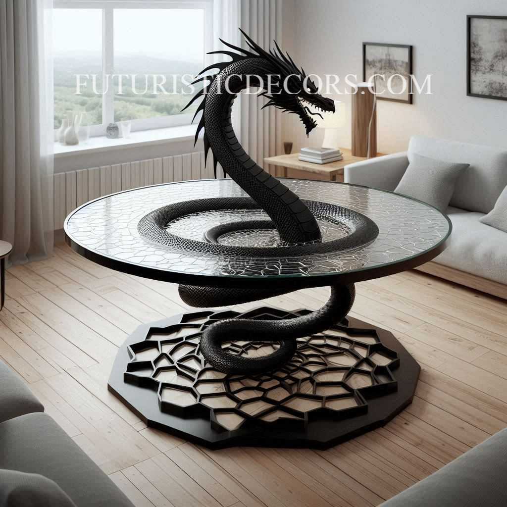 Dragon Glass Sculptural Tables