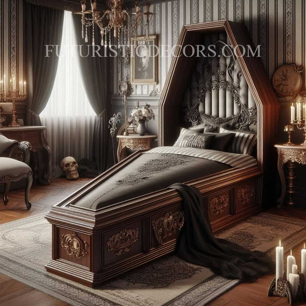 Coffin Inspired Bed