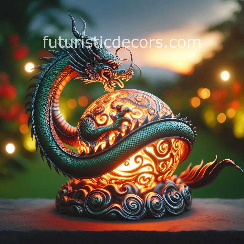 Dragon Inspired Lamp