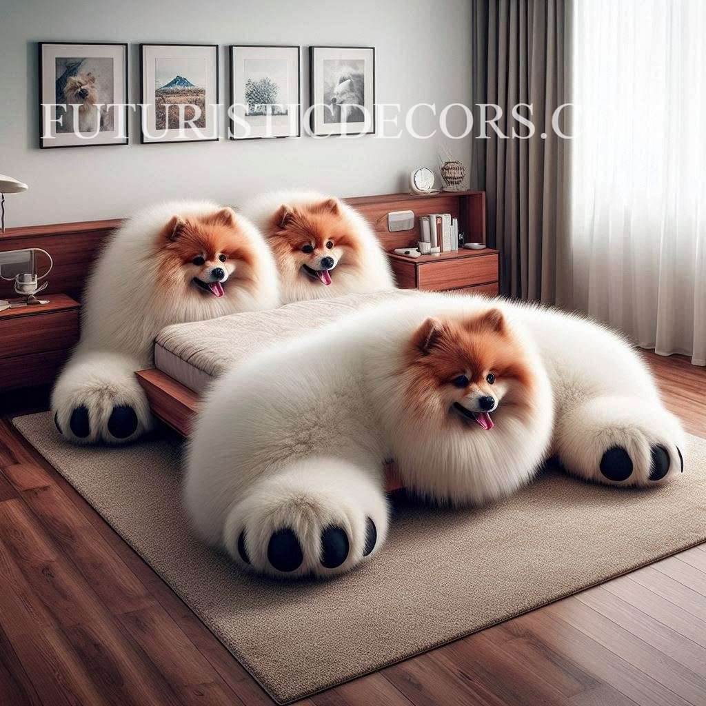 Pomeranian Shaped Beds