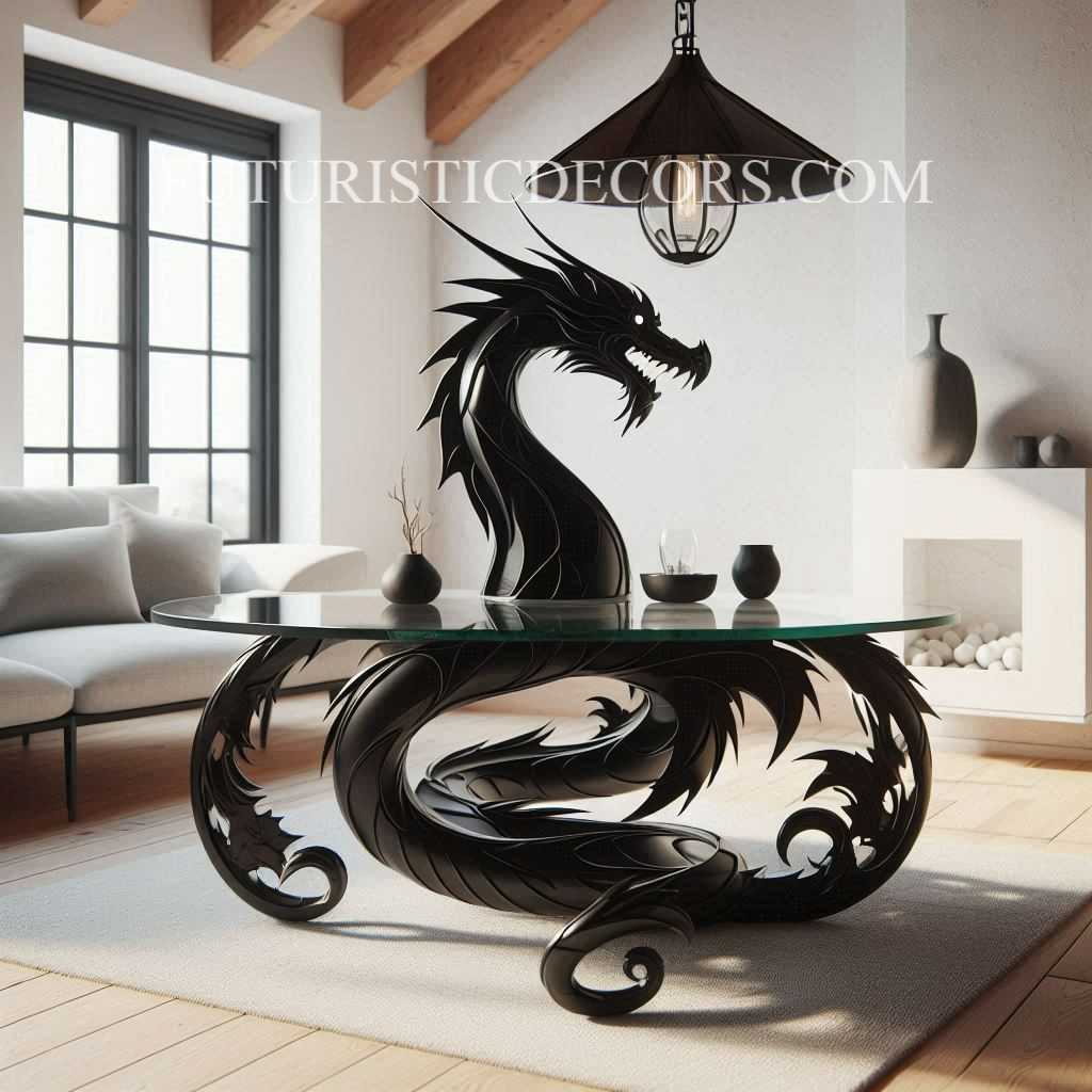 Dragon Glass Sculptural Tables