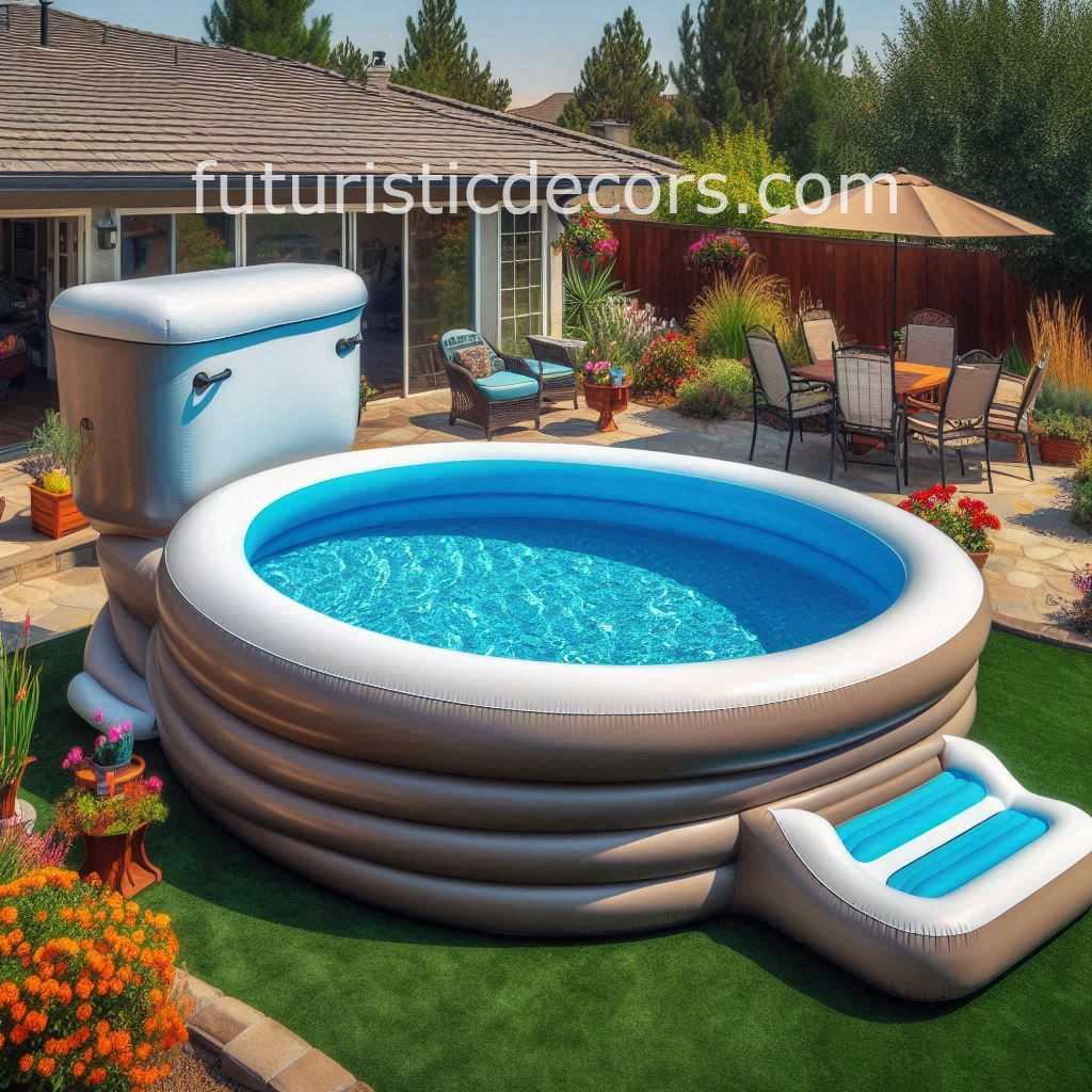 Toilet Shaped Pool