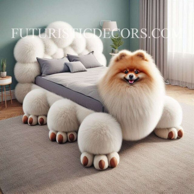 Pomeranian Shaped Beds