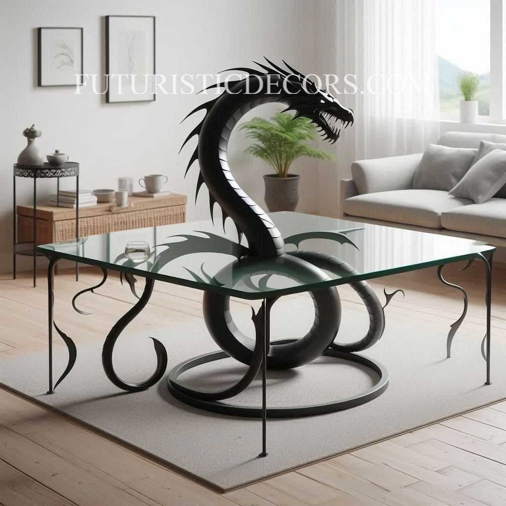 Dragon Glass Sculptural Tables