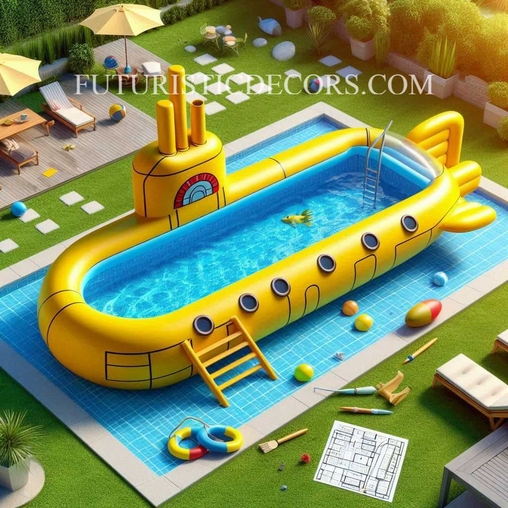 Inflatable Submarine Pools: An Inflatable Swimming Pool For Submarine ...