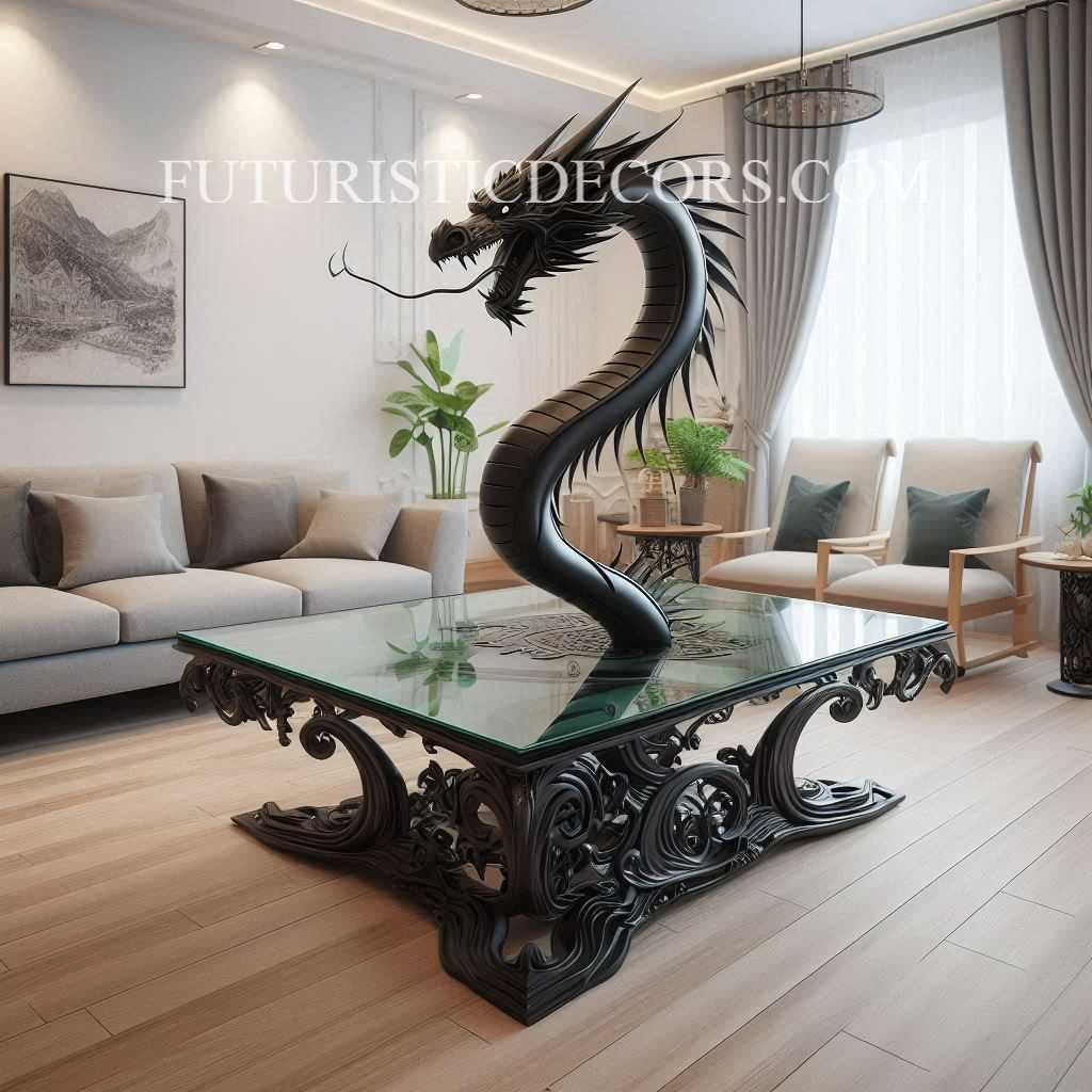 Dragon Glass Sculptural Tables