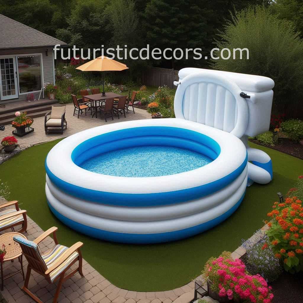 Toilet Shaped Pool