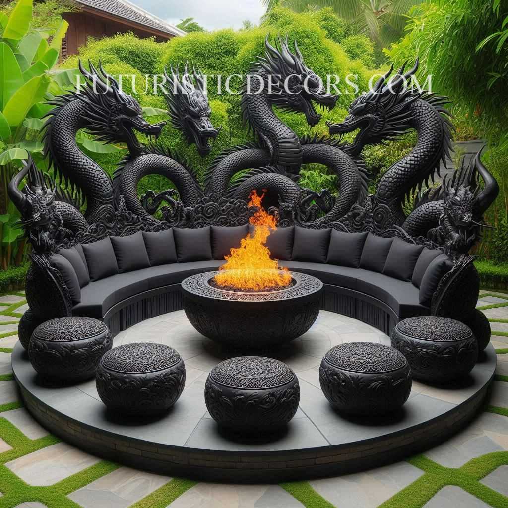 Dragon Fire Pit Sofas