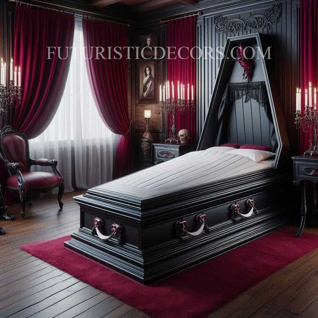 Coffin Inspired Bed