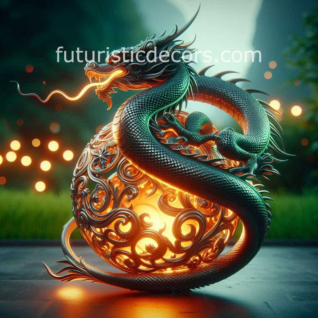 Dragon Inspired Lamp