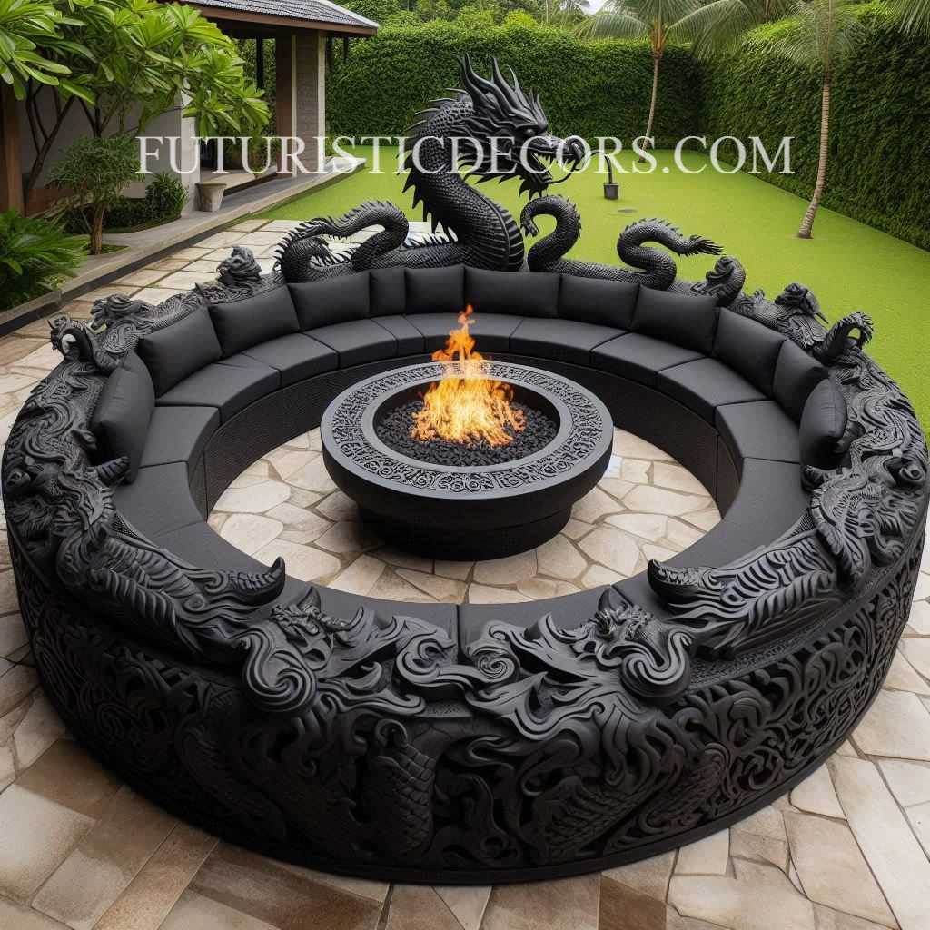 Dragon Fire Pit Sofas