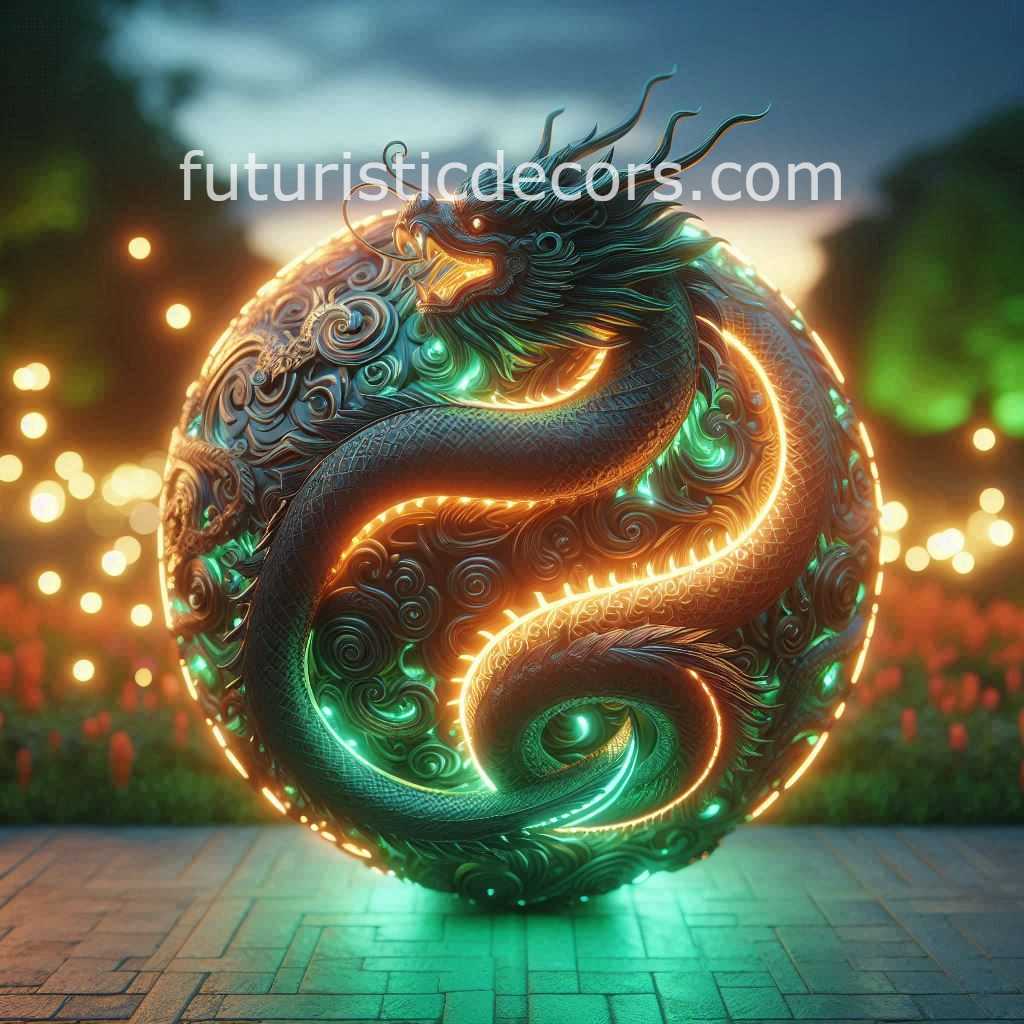 Dragon Inspired Lamp