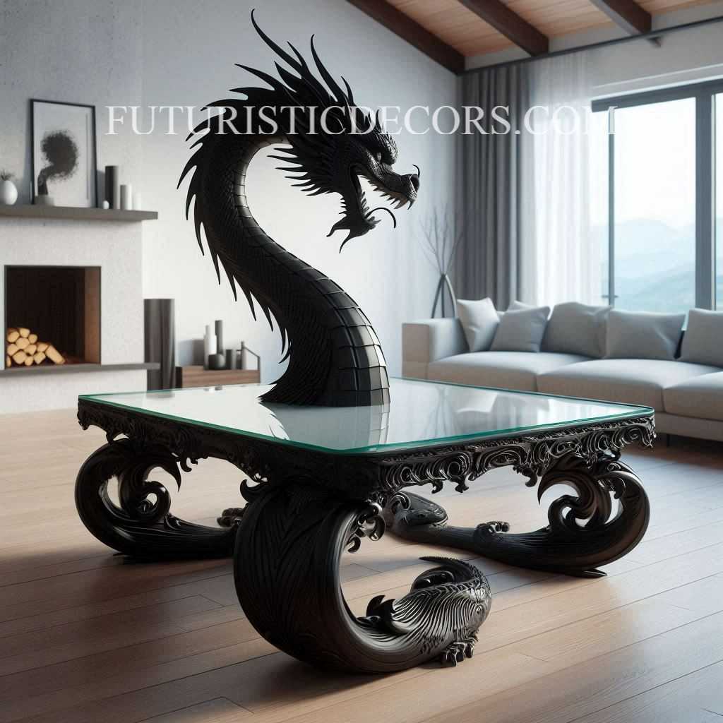 Dragon Glass Sculptural Tables