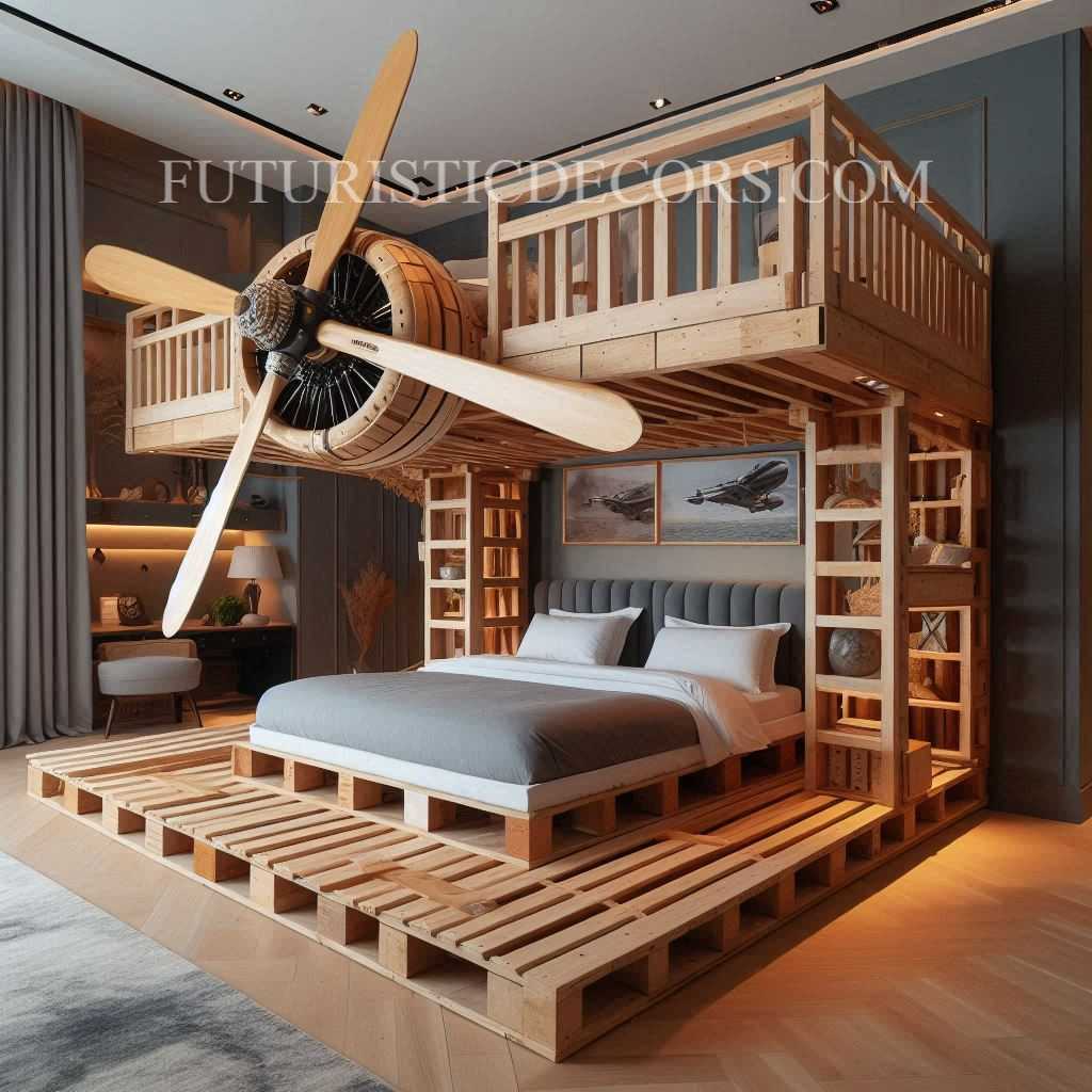 Airplane Pallet Beds