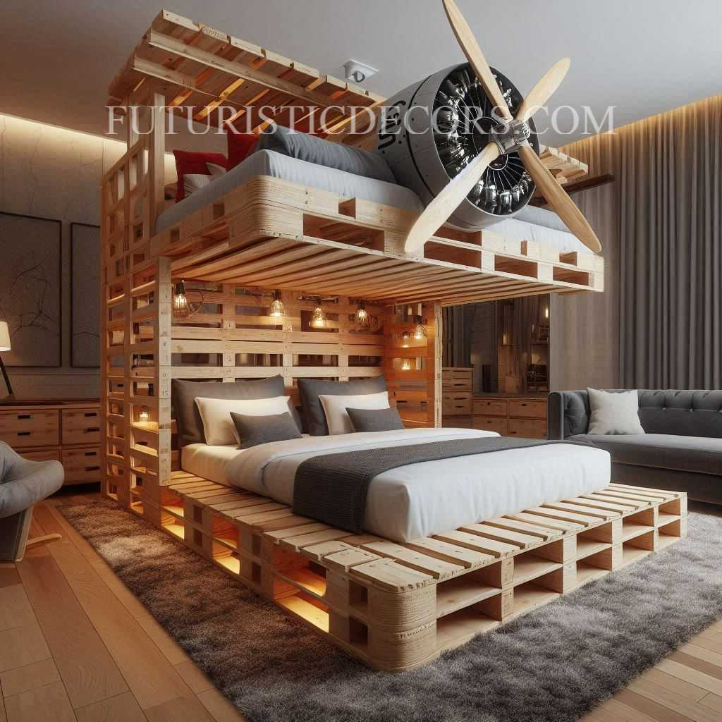 Airplane Pallet Beds