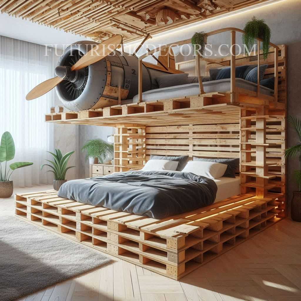 Airplane Pallet Beds