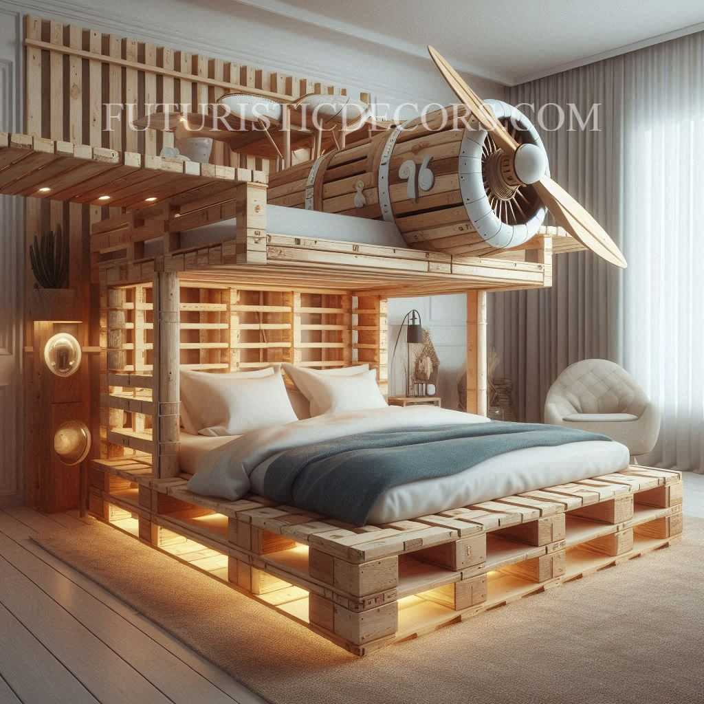 Airplane Pallet Beds