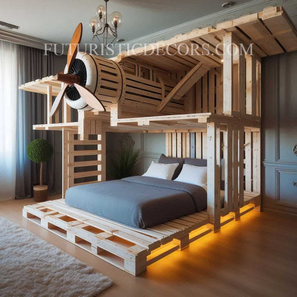 Airplane Pallet Beds