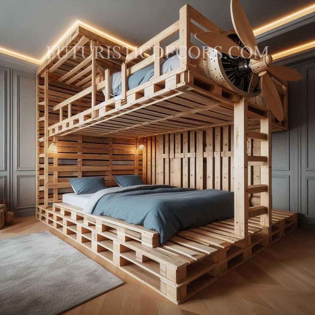 Airplane Pallet Beds