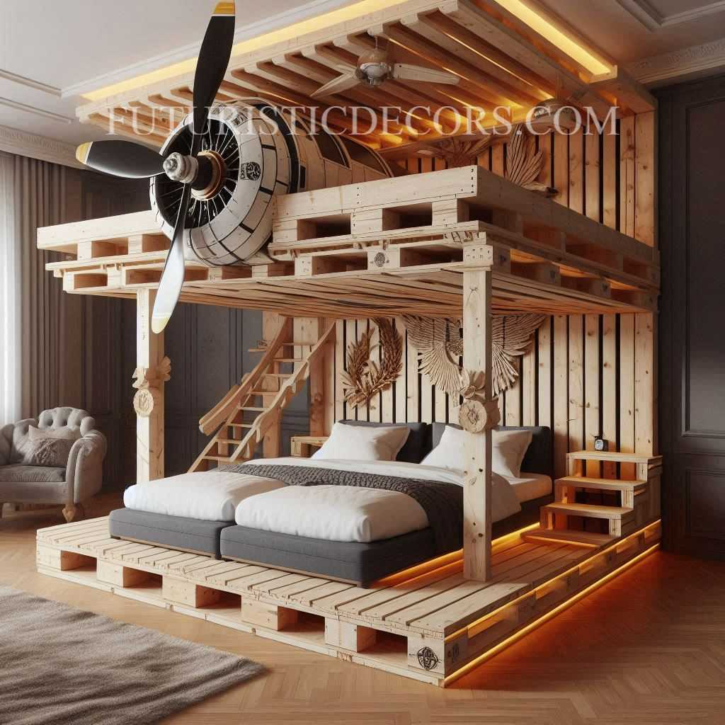 Airplane Pallet Beds