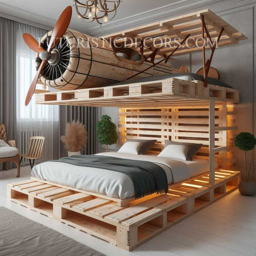 Airplane Pallet Beds