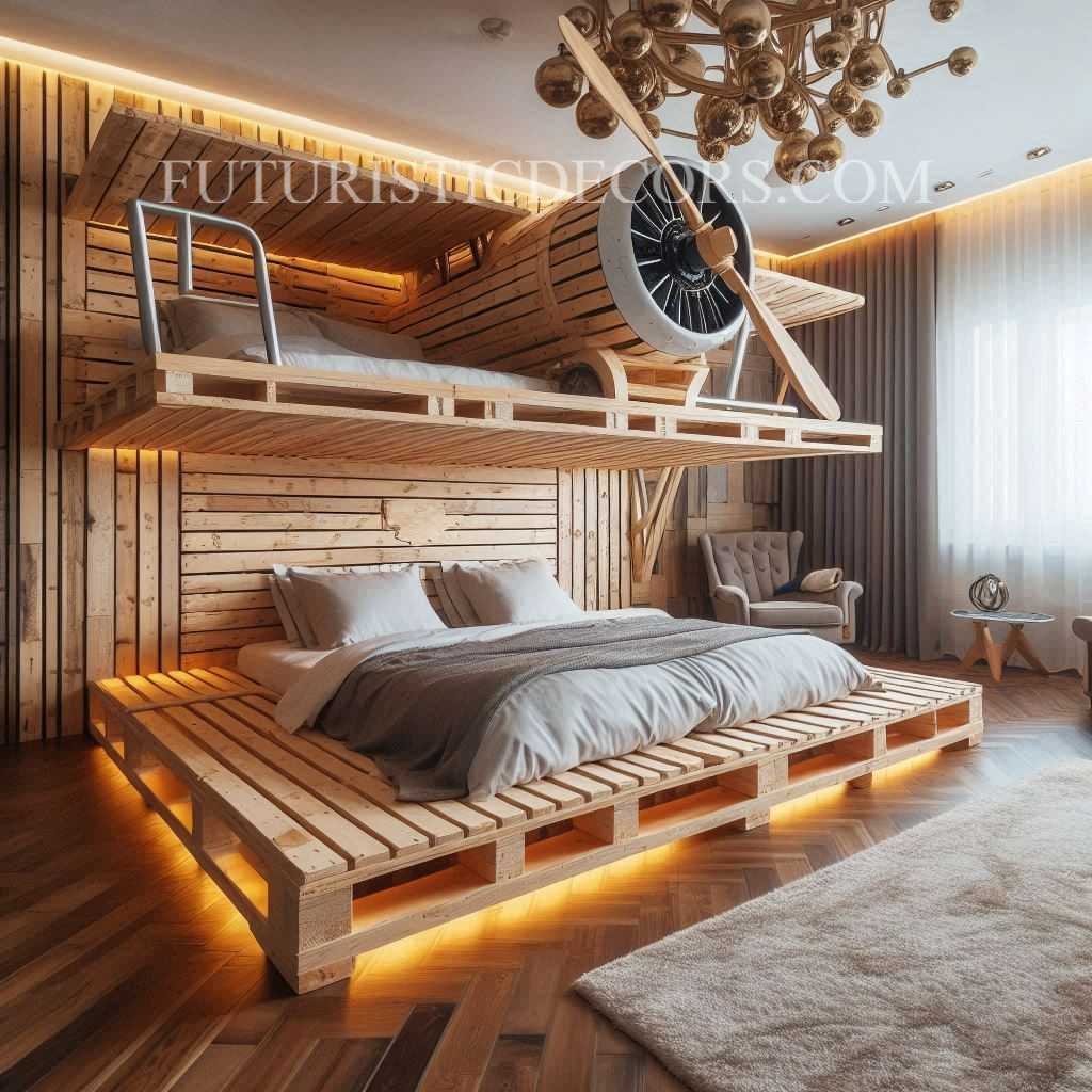 Airplane Pallet Beds