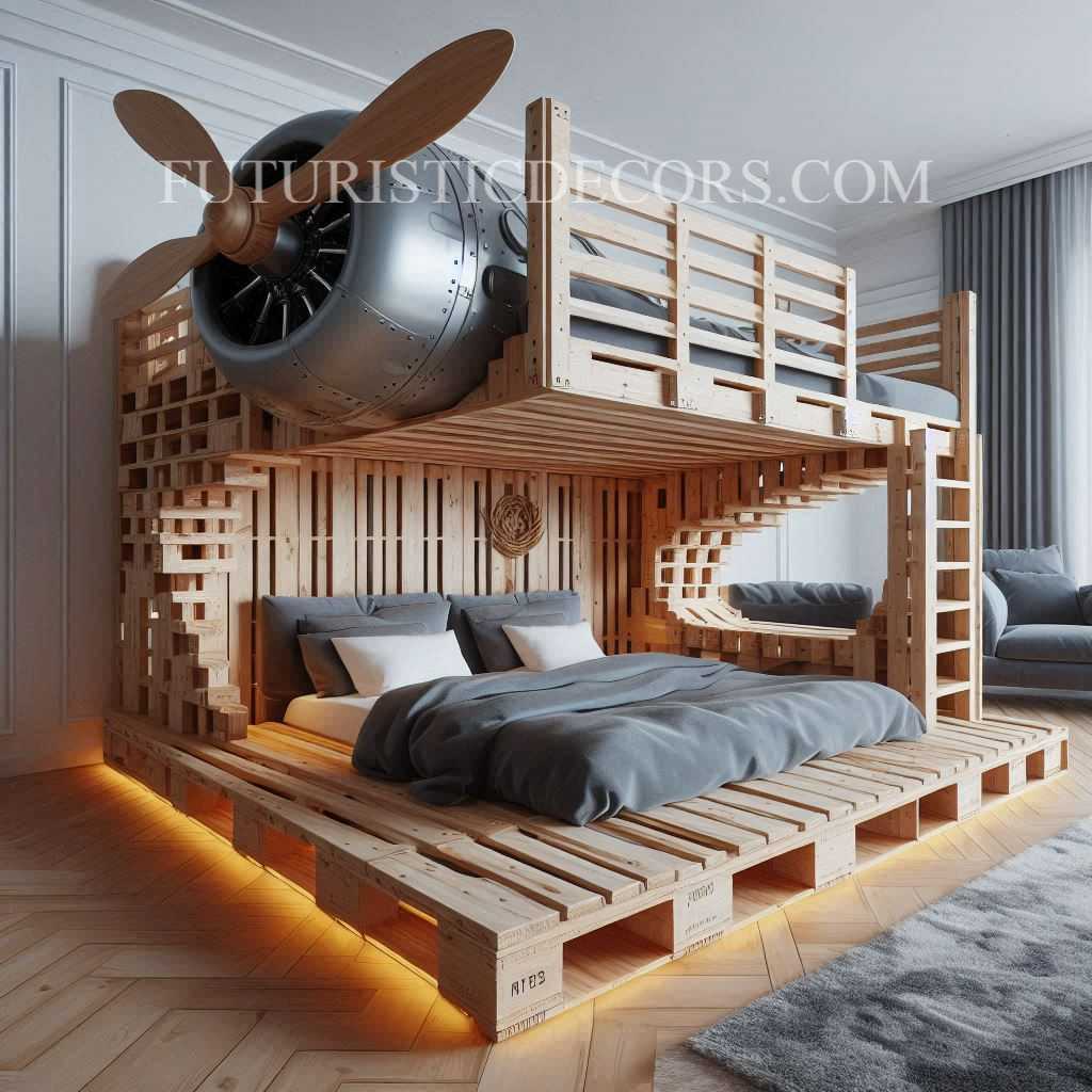 Airplane Pallet Beds