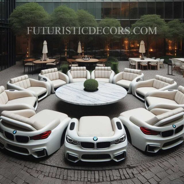 BMW Shaped Patio Sets