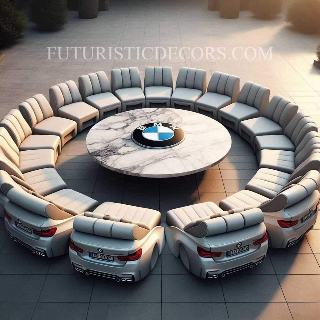 BMW Shaped Patio Sets