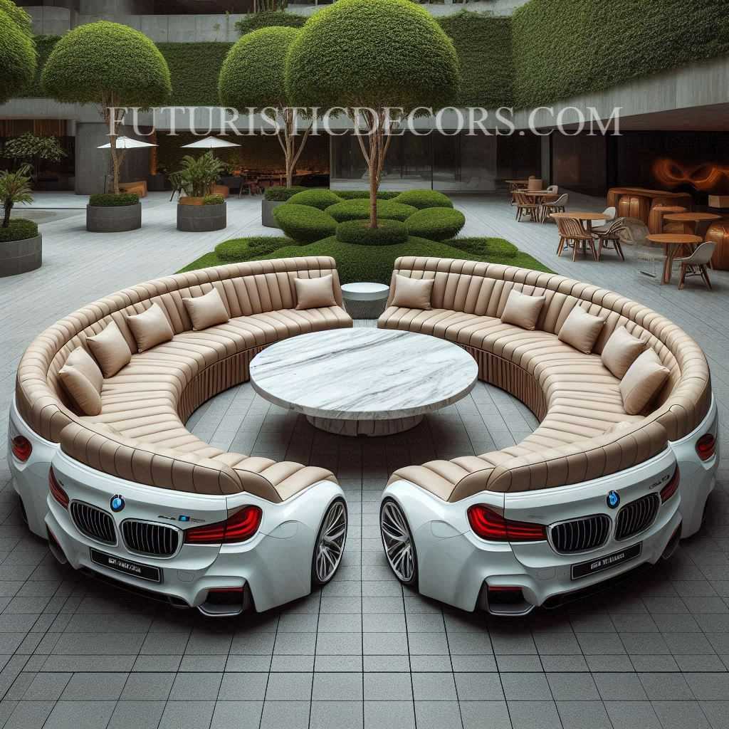 BMW Shaped Patio Sets