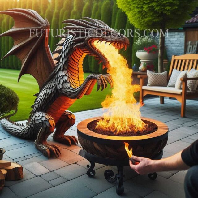 Dragon Fire Pit Table