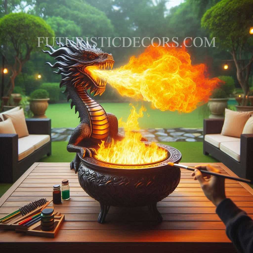 Dragon Fire Pit Table