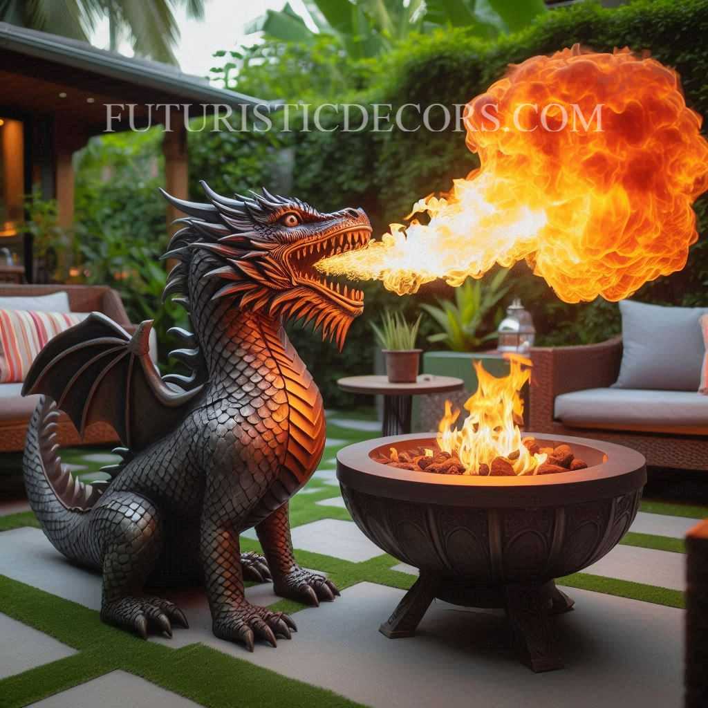 Dragon Fire Pit Table