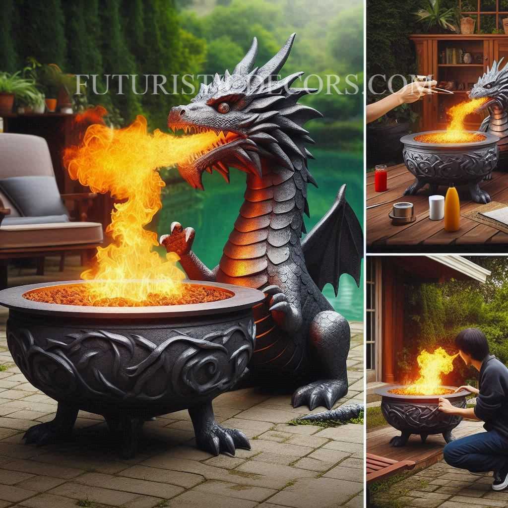 Dragon Fire Pit Table