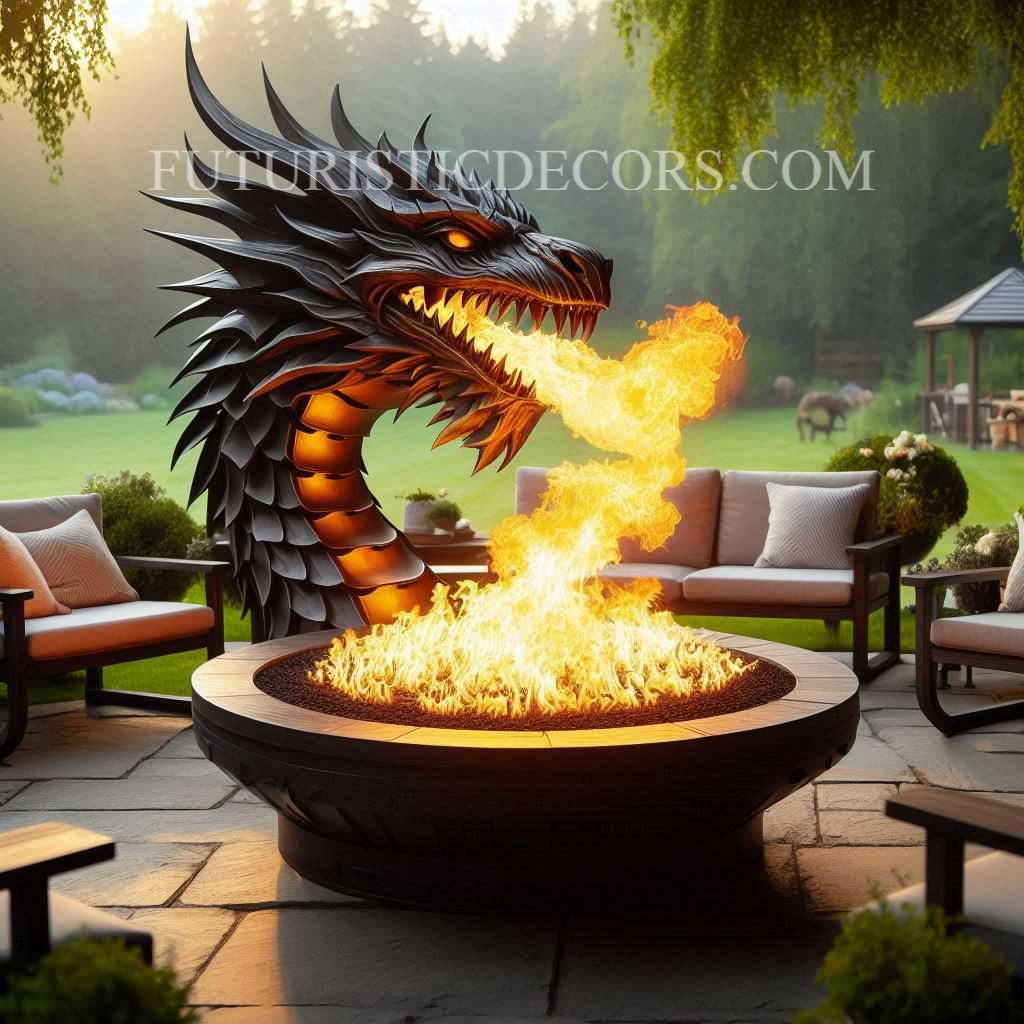 Dragon Fire Pit Table