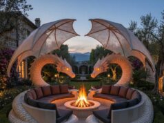 Dragon Patio Fire Table — Artistic Fire Design for Myth Lovers Dragon Patio Fire Table