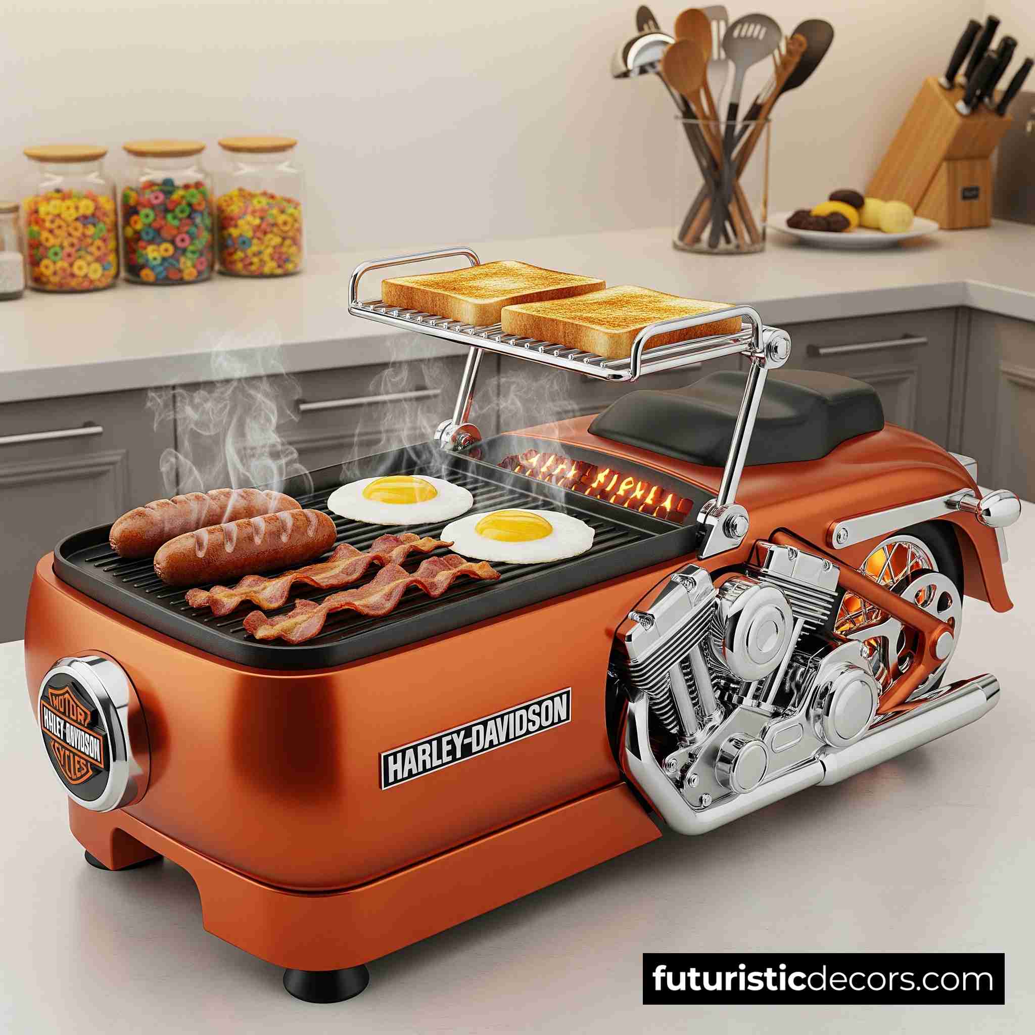 Harley Davidson Breakfast Stations