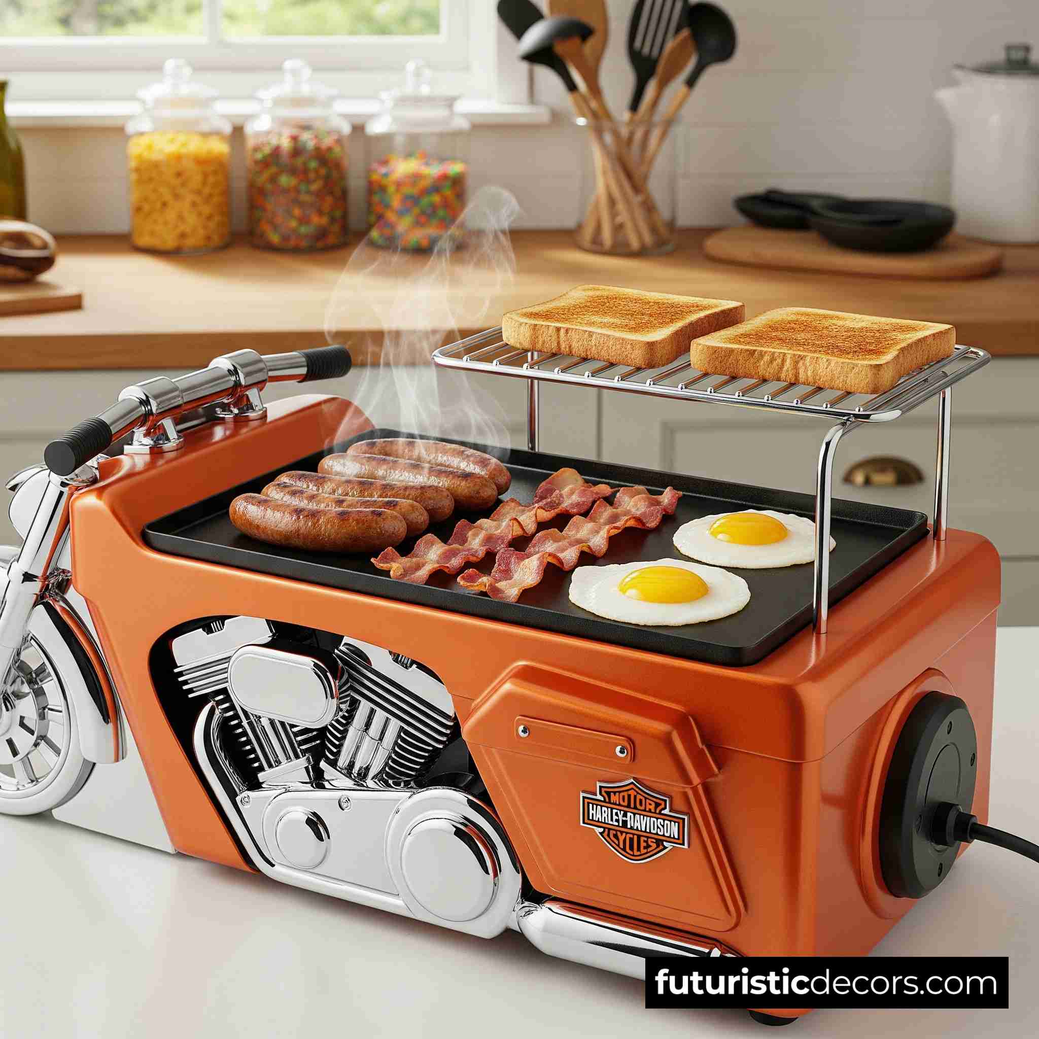 Harley Davidson Breakfast Stations