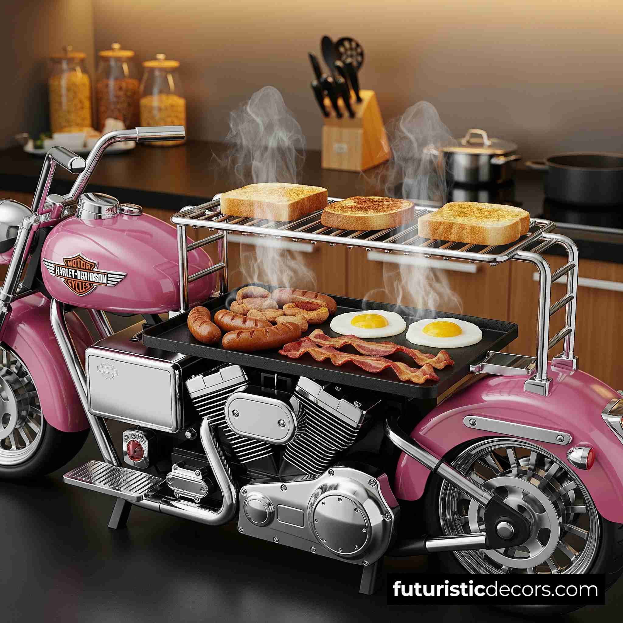 Harley Davidson Breakfast Stations