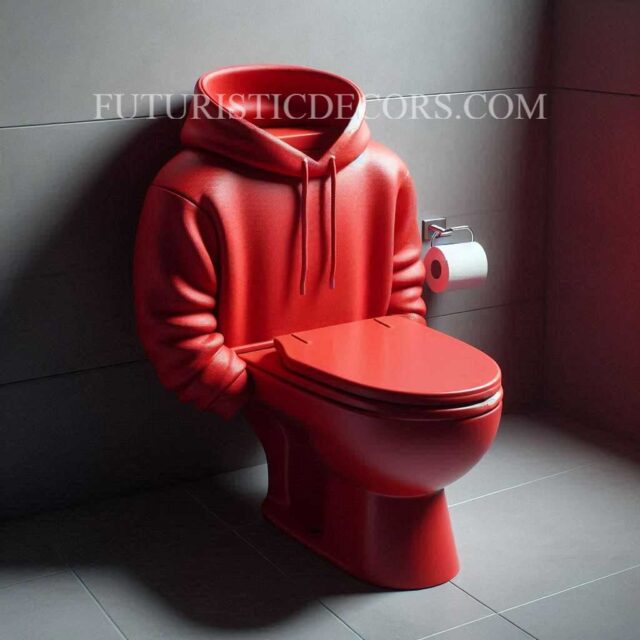 Hoodie Shaped Toilets