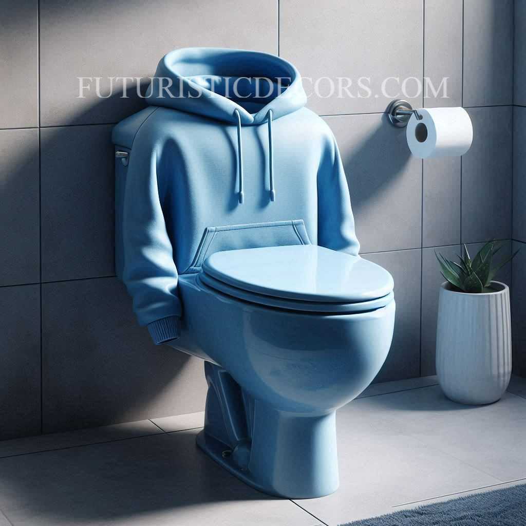 Hoodie Shaped Toilets