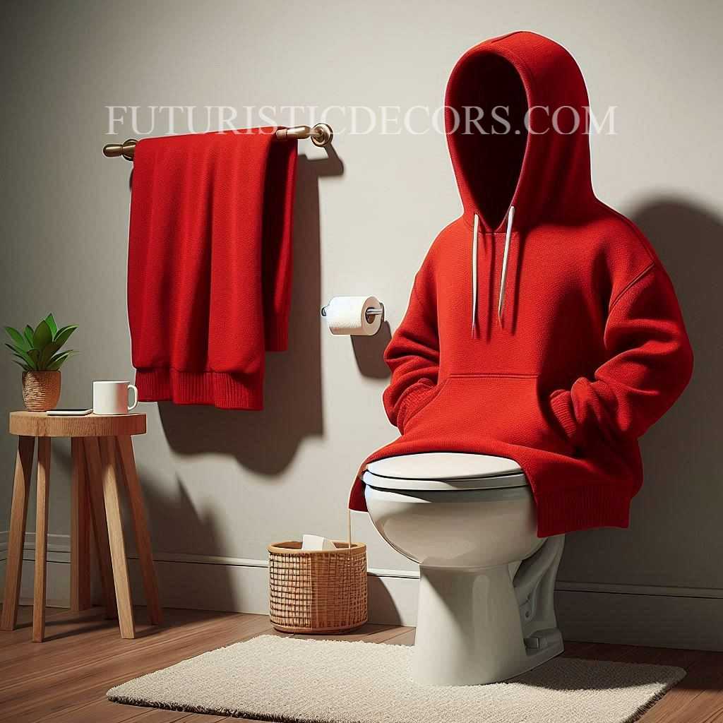 Hoodie Shaped Toilets