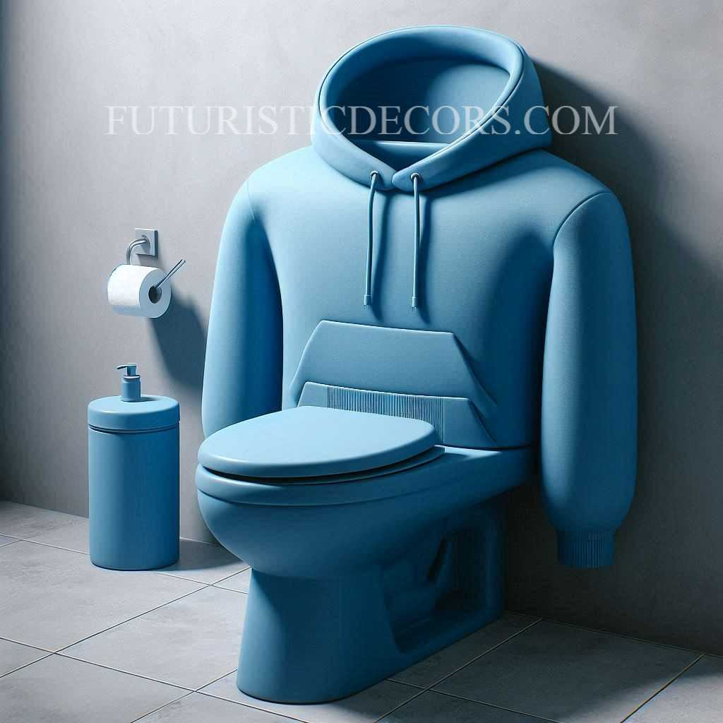 Hoodie Shaped Toilets